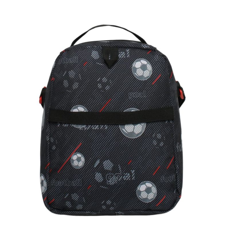 Lonchera Termica New Grey Futbol Negro Head-4