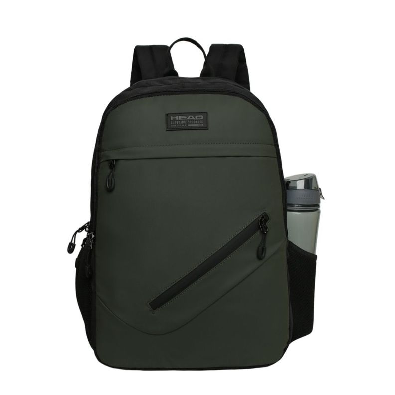 Mochila Engomada Carens Reverse Verde Militar Head-1