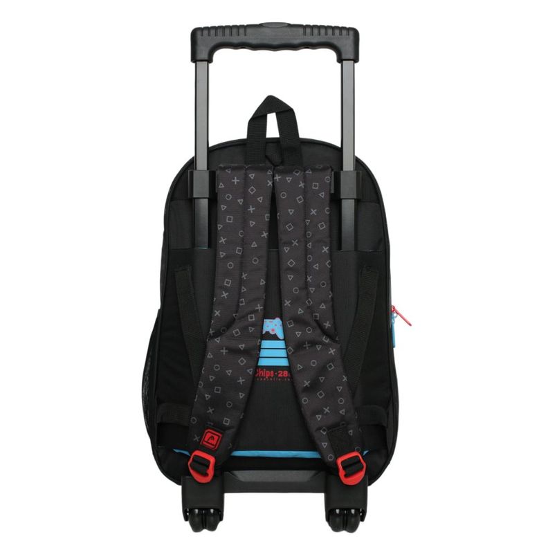 Mochila Ruedas Infantil Chips Joystick Negro Head-4