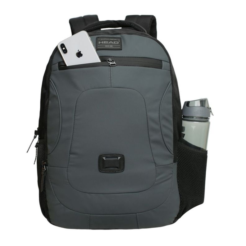 Mochila Ejecutiva X5 Gris Head-1