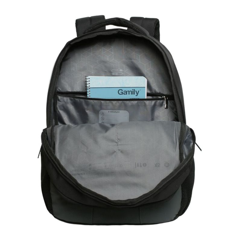 Mochila Ejecutiva X5 Gris Head-3