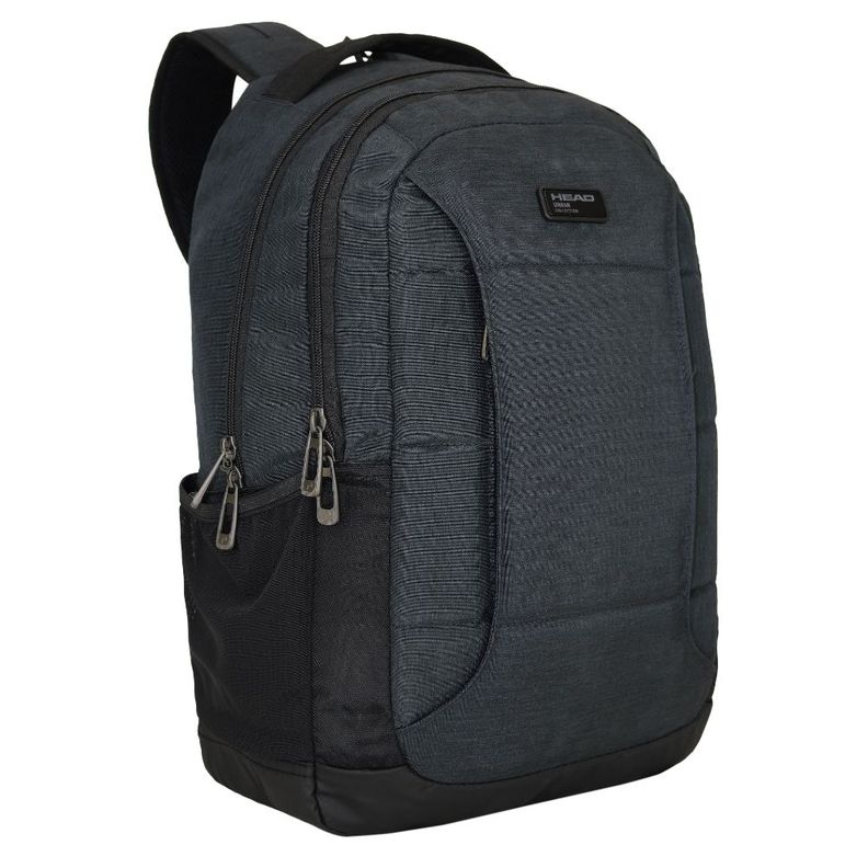 Mochila Ejecutiva Notebook Stout Melange Gris Oscuro Head-0