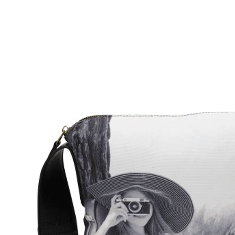 Cartera Bolso Reflex Blanco Negro Head-1