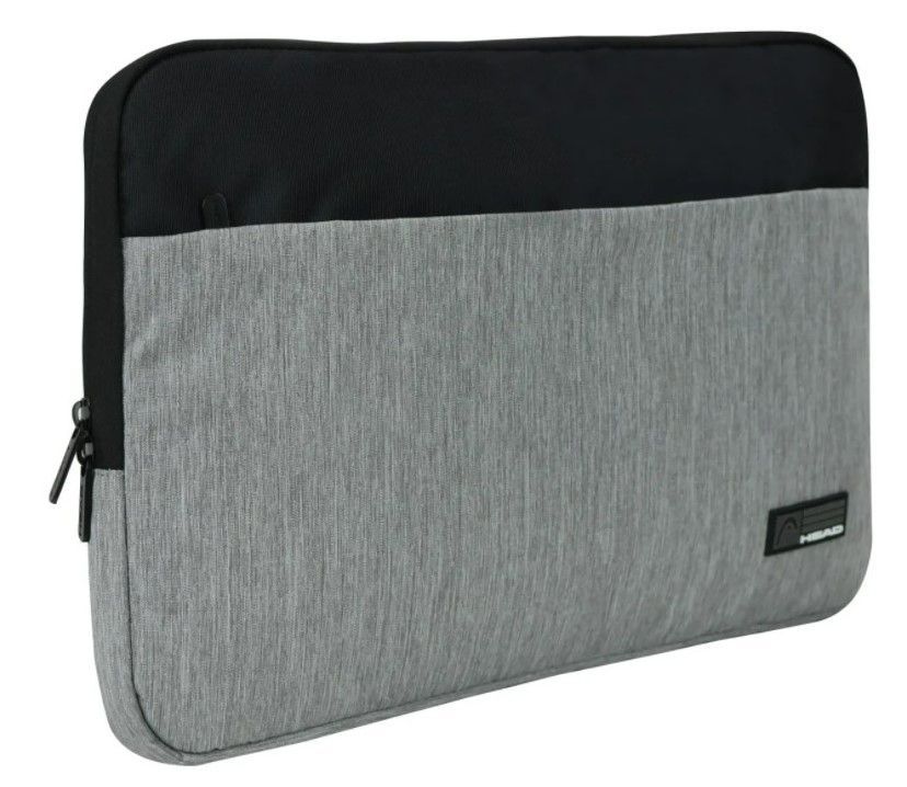 Funda Laptop Zip 15" Melange Gris Negro Head-0