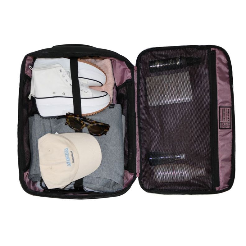 Mochila De Viaje Around Reverse Negro Malva Calidad Head-2