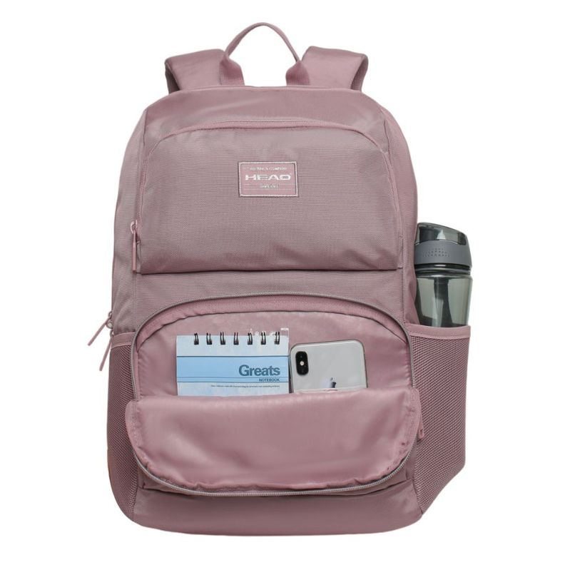 Mochila Ejecutiva Stinger Palo Rosa Head-1