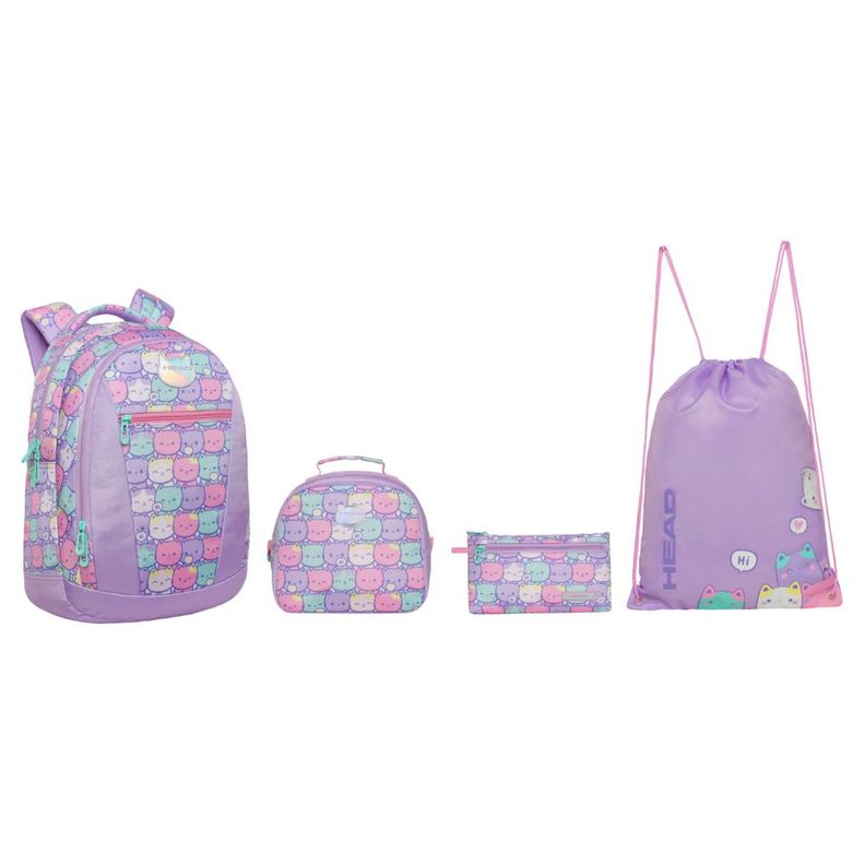 Pack Top Escolar Mujer New Gatos Pastel Head-0