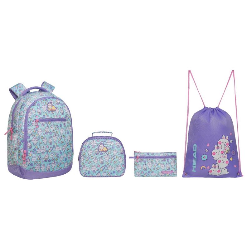 Pack Top Escolar Mujer Conejos Menta Head-0