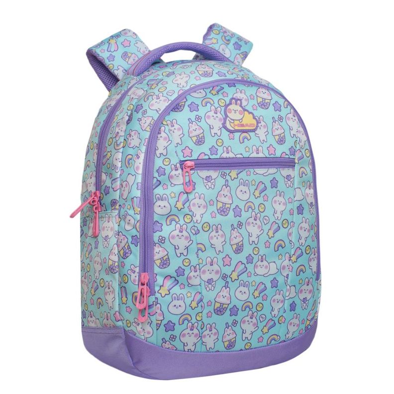 Pack Top Escolar Mujer Conejos Menta Head-3