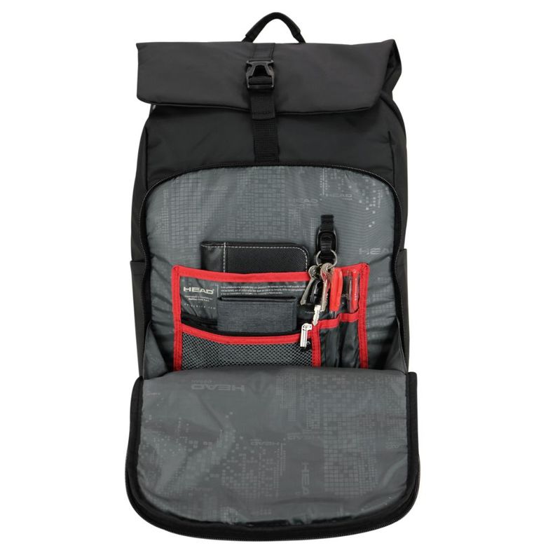 Mochila Notebook Engomada Dunkel Negro Head-3