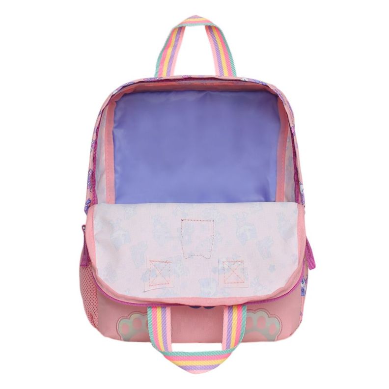 Mochila Infantil Niña Pepa Gato Patines Rosado Head-2