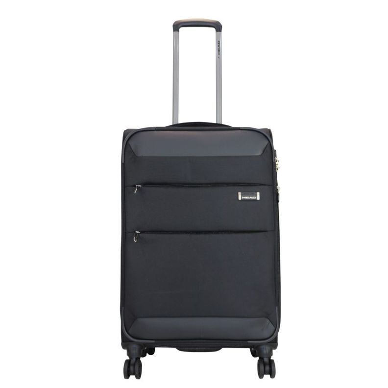 Maleta Blanda Expandible con TSA Londres M Negro Head-1
