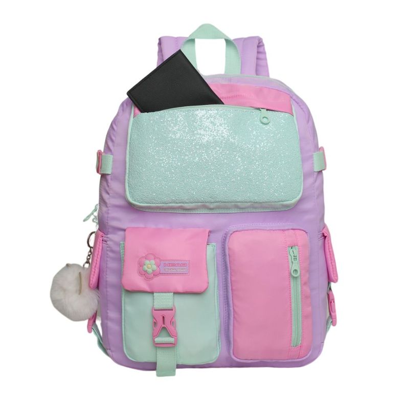Mochila Mujer Kawaii Fusion Color Block Pastel Head-1
