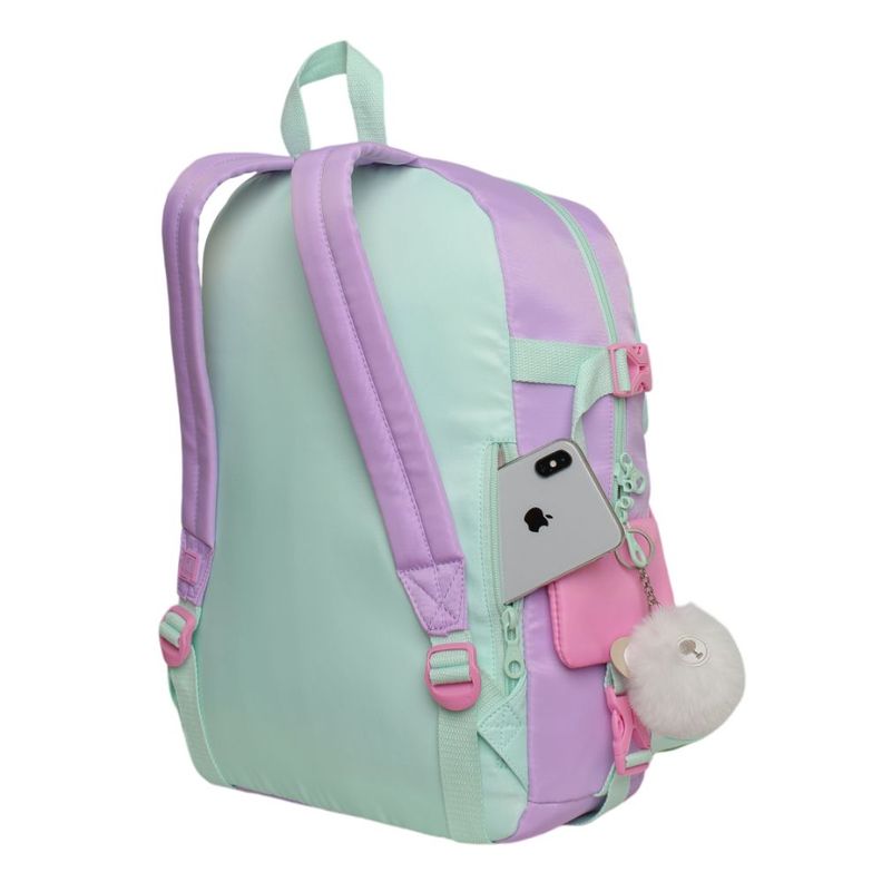 Mochila Mujer Kawaii Fusion Color Block Pastel Head-3