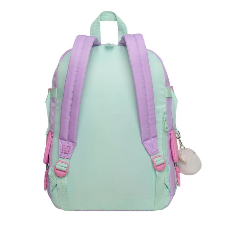 Mochila Mujer Kawaii Fusion Color Block Pastel Head-5