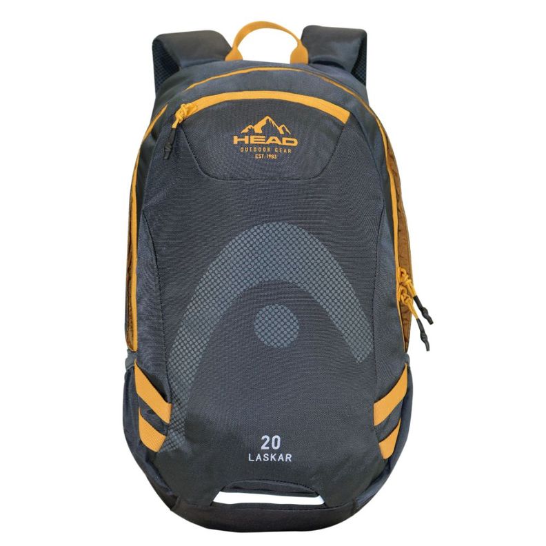 Mochila Outdoor Camping Laskar 20 Gris Mostaza Head-1
