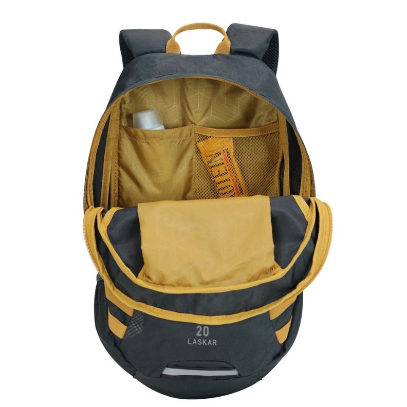 Mochila Outdoor Camping Laskar 20 Gris Mostaza Head-2