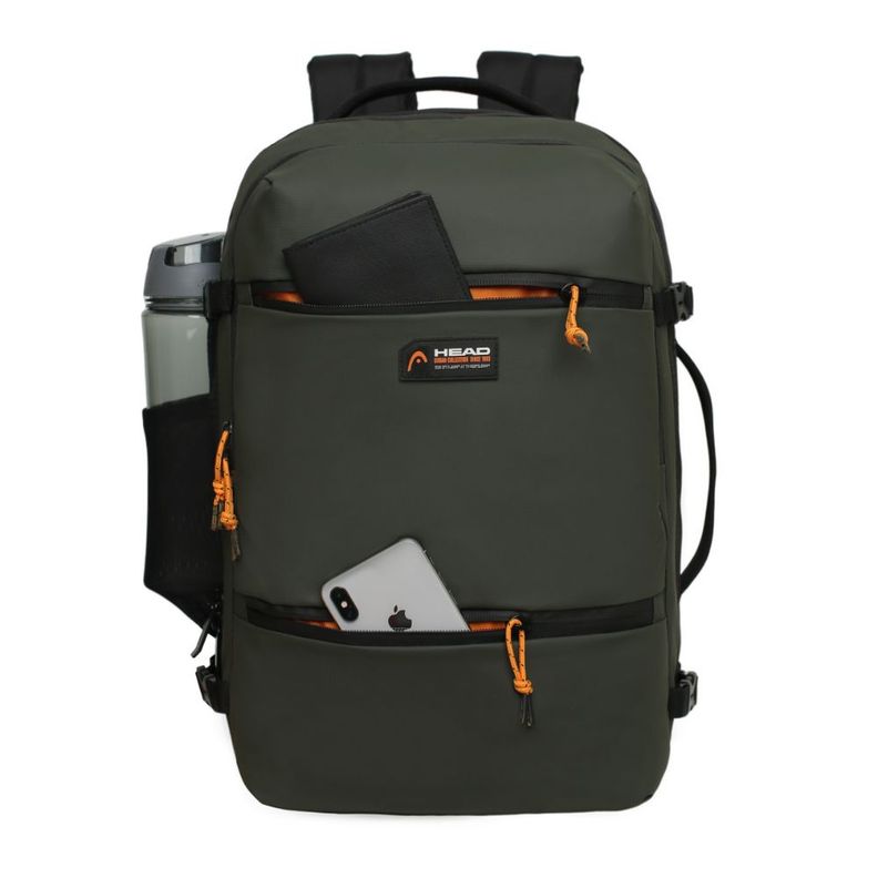Mochila de Viaje Outback Cabina Verde Militar Head-1