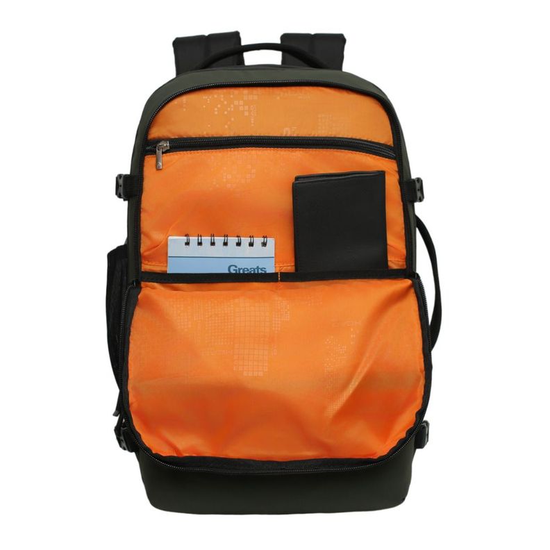 Mochila de Viaje Outback Cabina Verde Militar Head-3