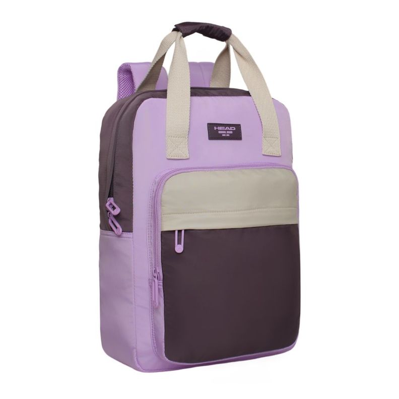 Mochila Urbana Mujer Element Color Block Lila Head-0