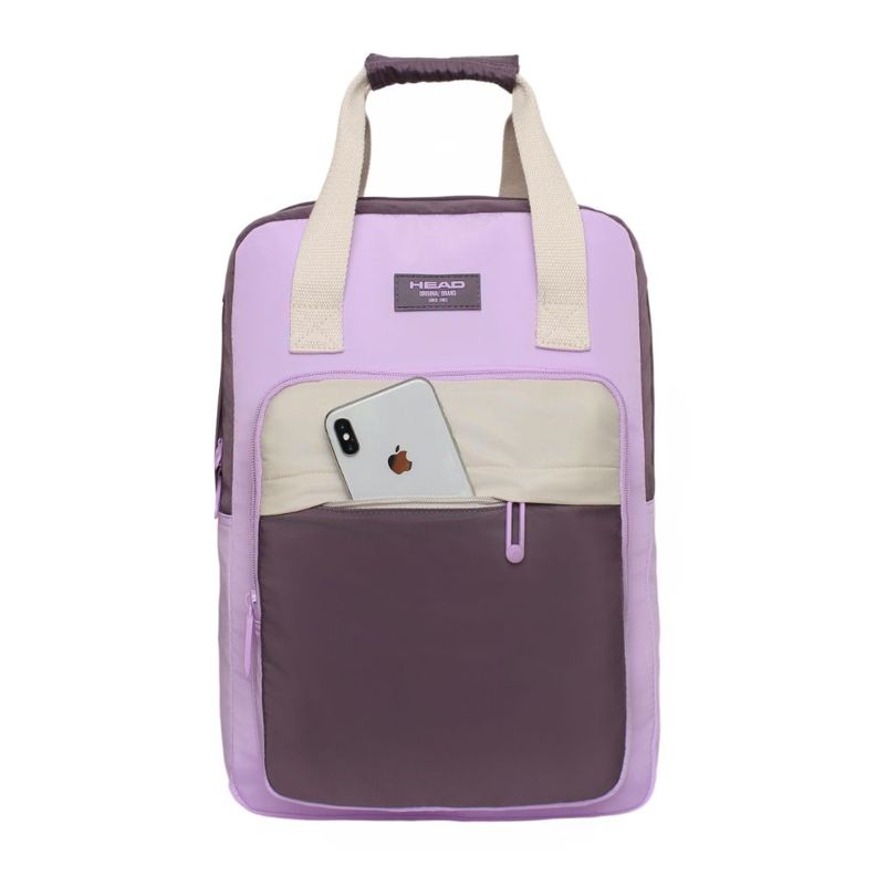Mochila Urbana Mujer Element Color Block Lila Head-1