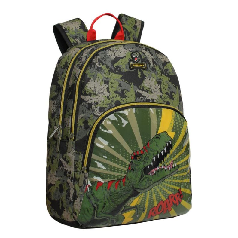 Mochila Infantil Niño Balloon T-Rex Comic Verde Head-0
