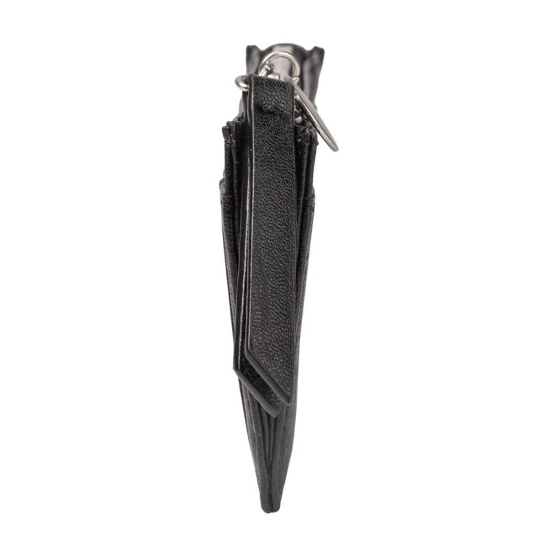 Billetera Tarjetero Sophie PU Negro Calu-3