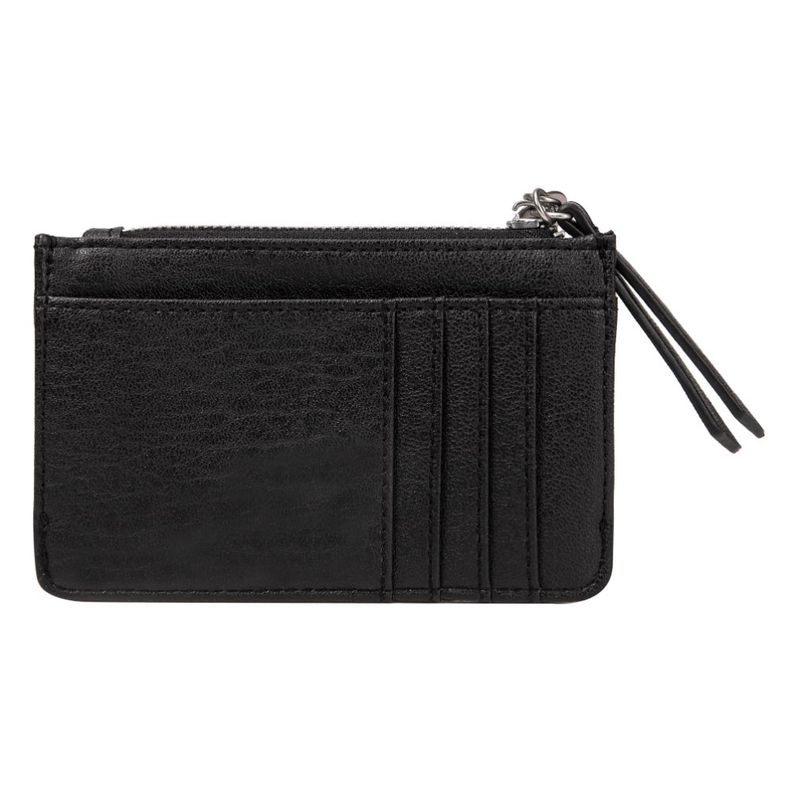Billetera Tarjetero Sophie PU Negro Calu-4