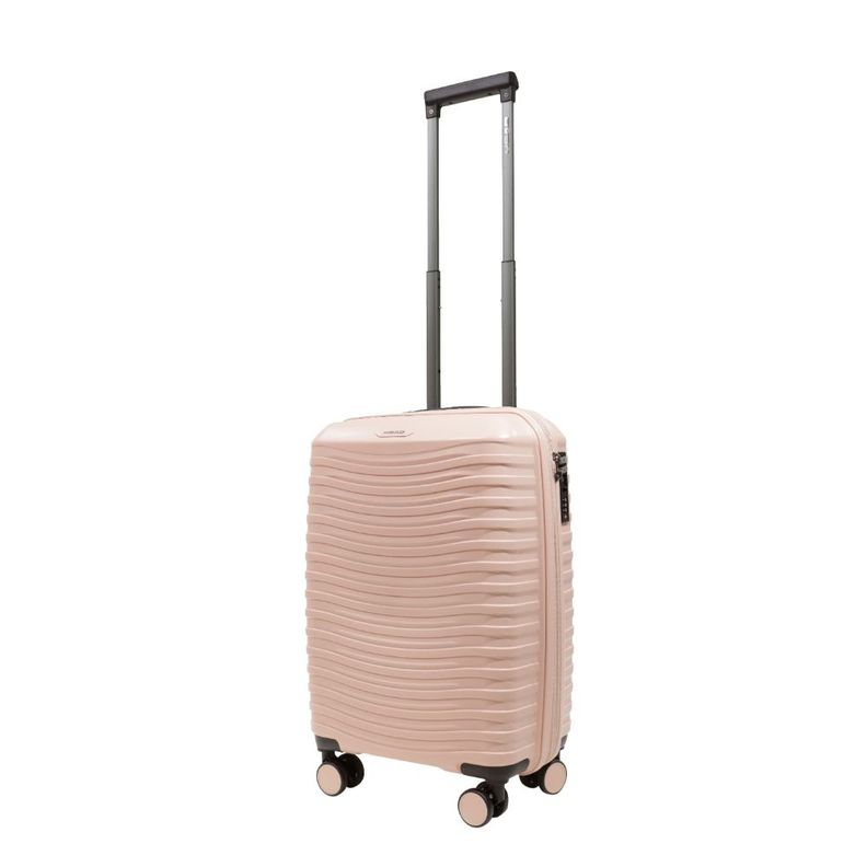 Maleta Portofino Cabina PP Expandible Tsa Rosado Head-0