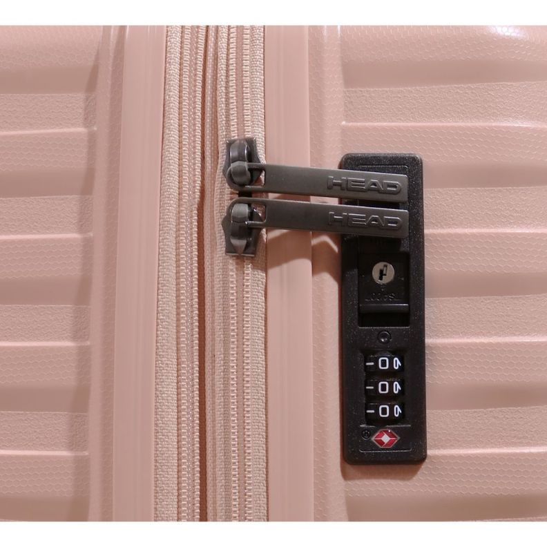Maleta Portofino Cabina PP Expandible Tsa Rosado Head-3