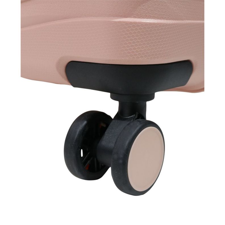 Maleta Portofino Cabina PP Expandible Tsa Rosado Head-4