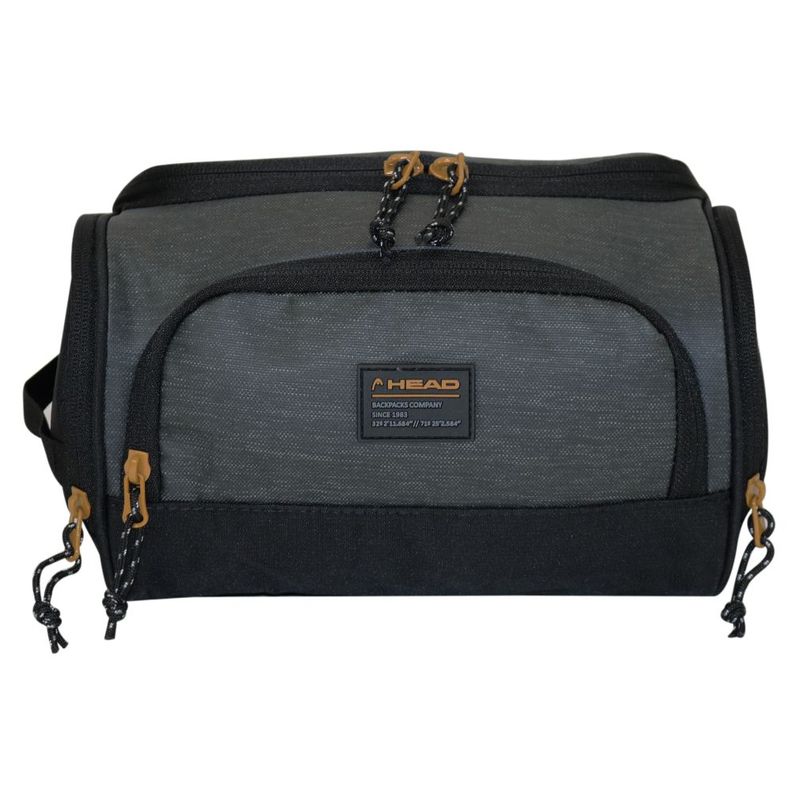 Neceser Hombre Kayak Melange Reverse Gris Oscuro Head-1