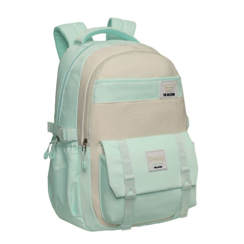 Mochila Mujer Kawaii Venza Color Block Menta Head-0