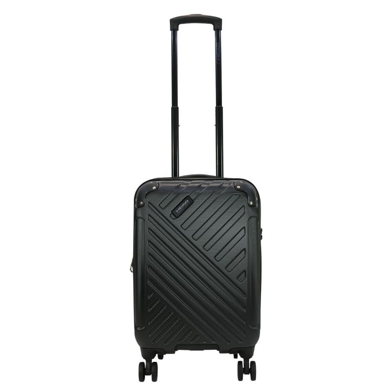 Maleta Cabina New Toledo S Con Expandible Y Tsa Negro Head-1