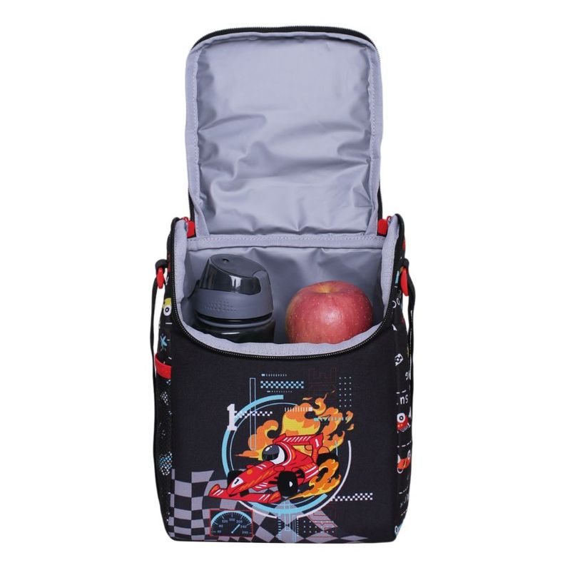 Lonchera Térmica Greenland Race Car Negro Head-1