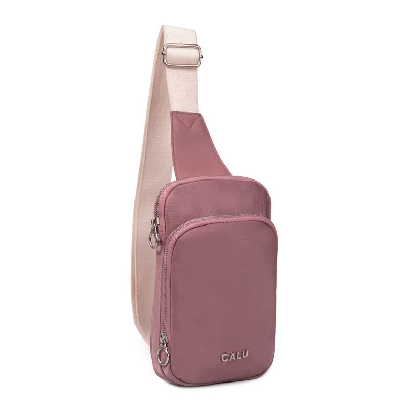 Crossbody Ligero Cloe Microfibra Palo Rosa Calu-0