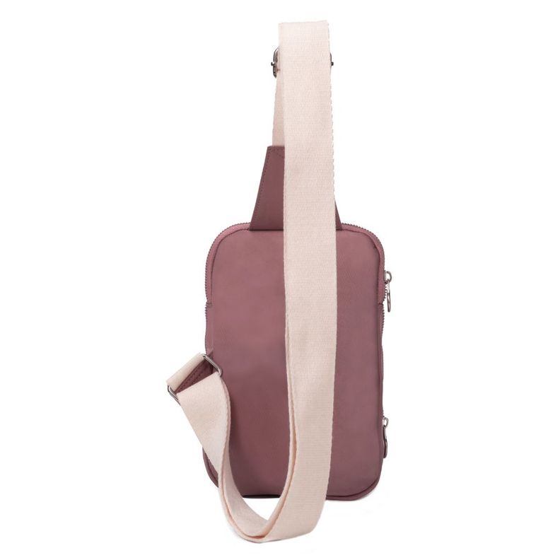 Crossbody Ligero Cloe Microfibra Palo Rosa Calu-3