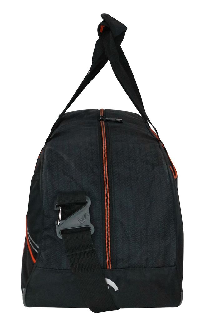 Bolso Deportivo New Combat 35 Negro Naranjo Head-8