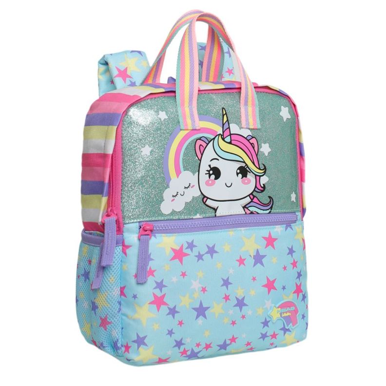 Mochila Infantil Niña Pepa Cat Kawaii Celeste Head-0