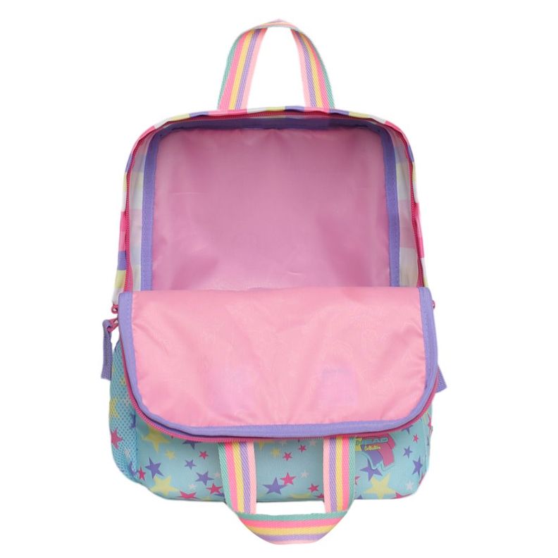 Mochila Infantil Niña Pepa Cat Kawaii Celeste Head-2