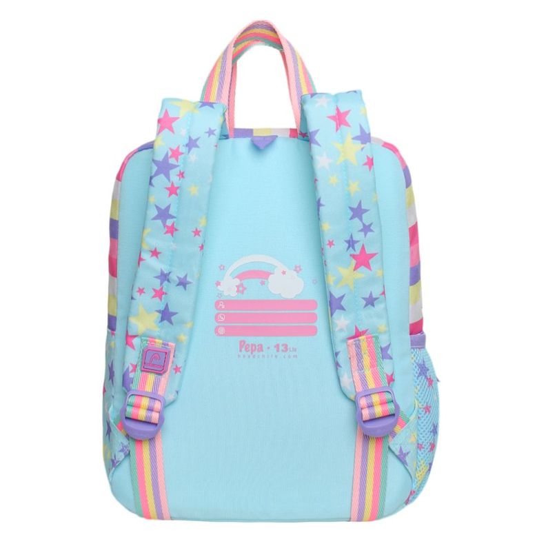 Mochila Infantil Niña Pepa Cat Kawaii Celeste Head-4