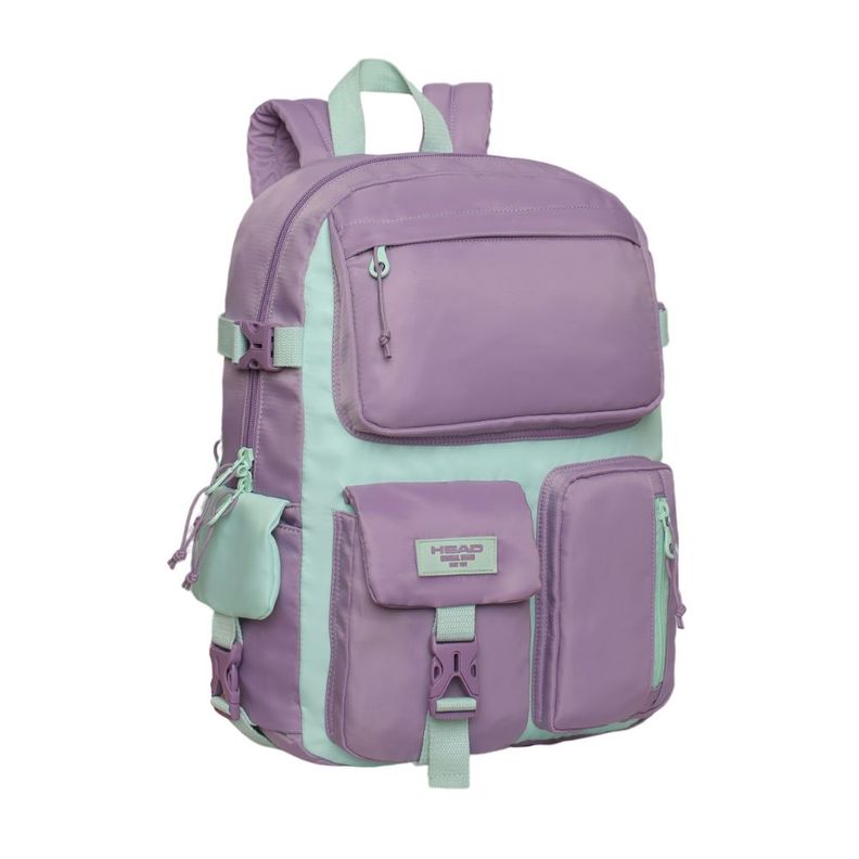 Mochila Mujer Escalade Kawaii Color Block Morado Head-0