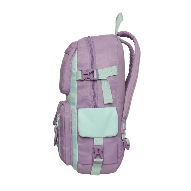 Mochila Mujer Escalade Kawaii Color Block Morado Head-4