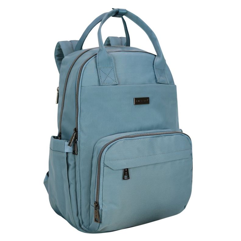 Mochila Notebook Ejecutiva New Job Turquesa Head-0