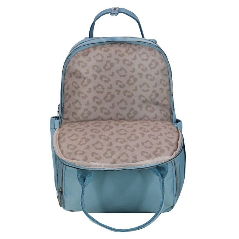 Mochila Notebook Ejecutiva New Job Turquesa Head-4
