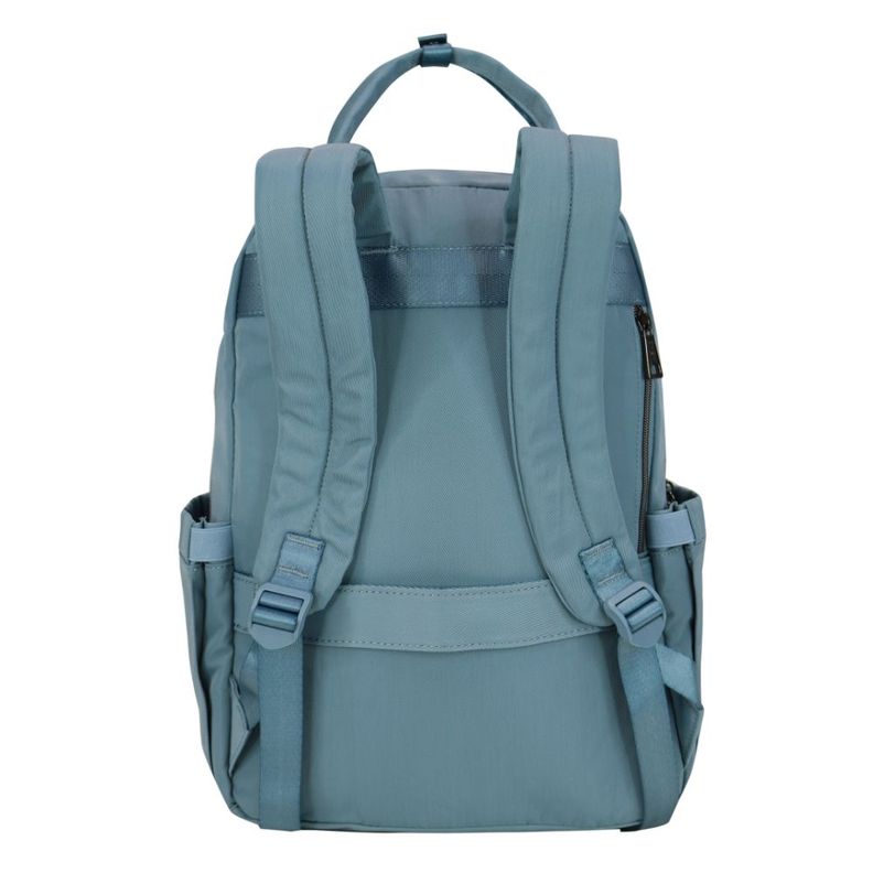 Mochila Notebook Ejecutiva New Job Turquesa Head-8