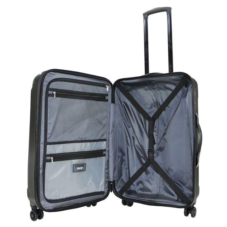 Maleta Rígida New Toledo M Con Expandible Y Tsa Negro Head-2