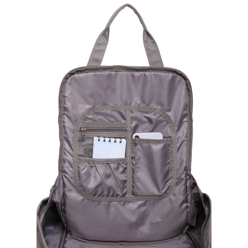 Mochila Mujer Delta Gris Notebook Head-4