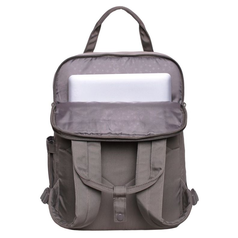 Mochila Mujer Delta Gris Notebook Head-5