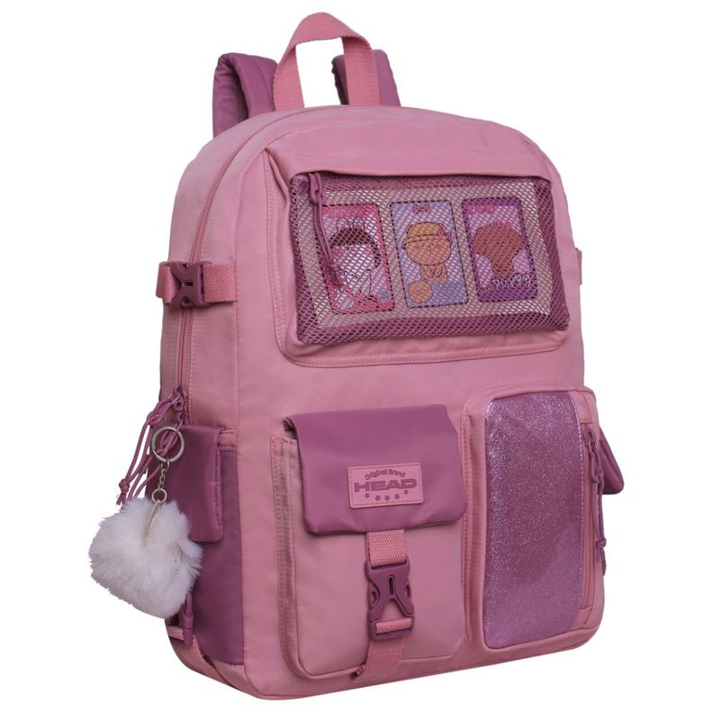 Mochila Mujer Fusion K-POP Palo Rosa Head-0